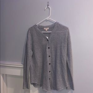 Nordstrom oversized long sleeve grey sweater/top!